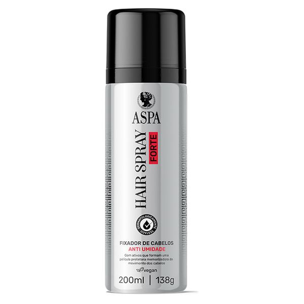 Hair Spray Fixador Forte Aspa Anti Umidade 200ml